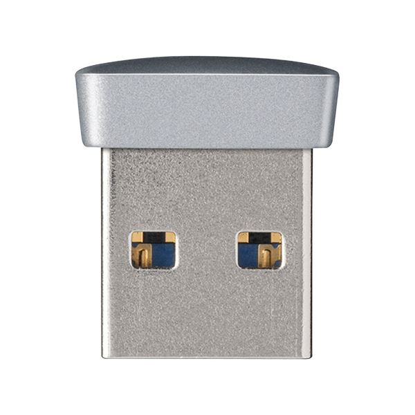 （まとめ） バッファロー USB3.0対応マイクロUSBメモリー 32GB シルバー RUF3-PS32G-SV 1個 (×3セット)