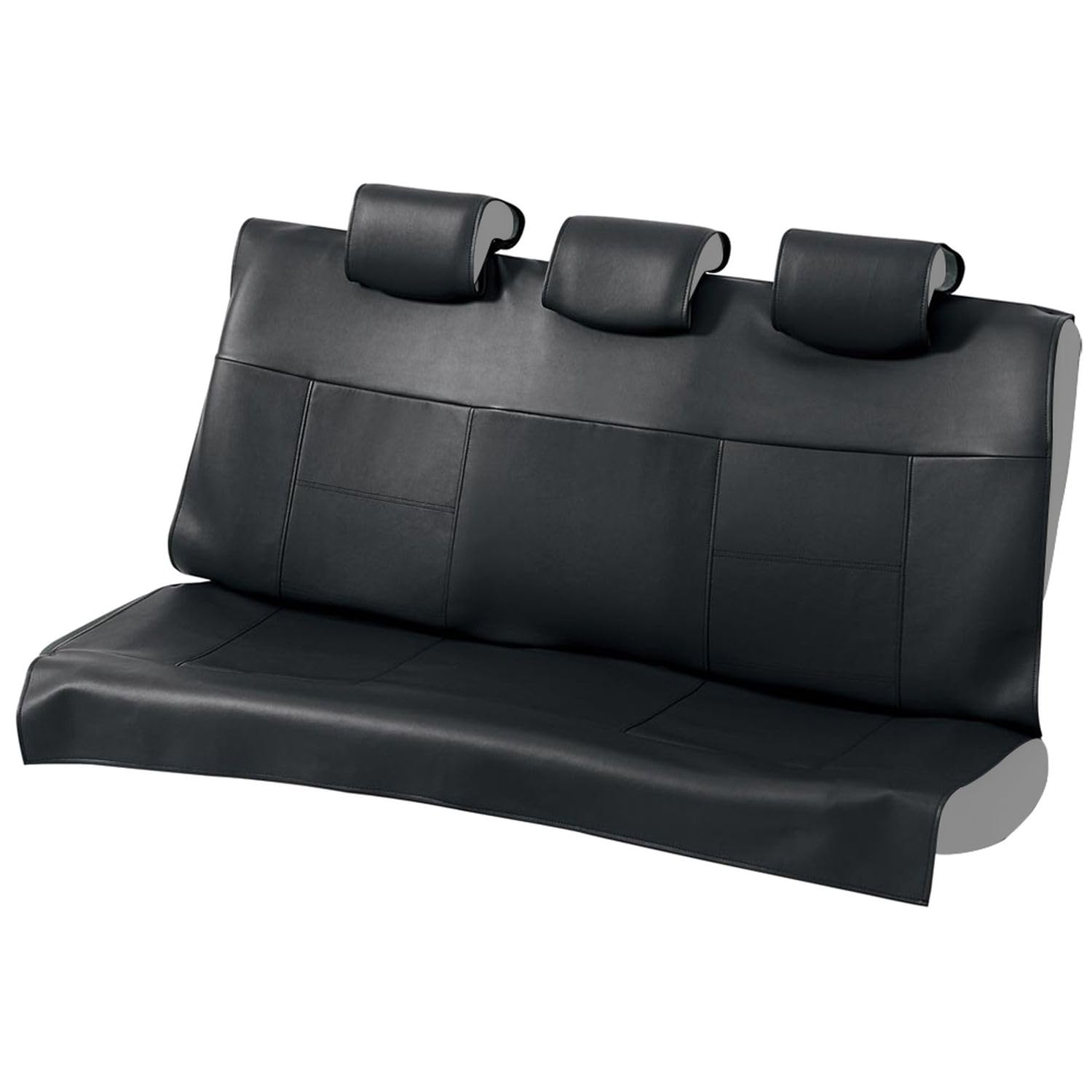 ボンフォーム(BONFORM) シートカバー グランドレザー 軽/普通車 後席単品 ケイ・コンパクトカーリヤ ブラック 4364-26BK