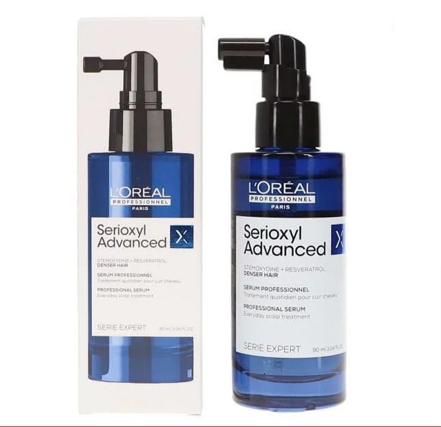 お得な２個セット　ロレアル セリオキシル アドバンスト デンサーヘア 90ml ポンプ式 リニューアル【国内正規品】