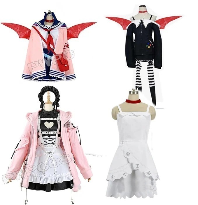 ２点で1oo円OFF！【人気爆発中】コスプレ ハロウィン 衣装 コスチューム変装 パーティ イベント クリスマス 変装 翼 バーチャルYouTuber 5種類 コスプレ衣装 魔界ノりりむ イベント用品