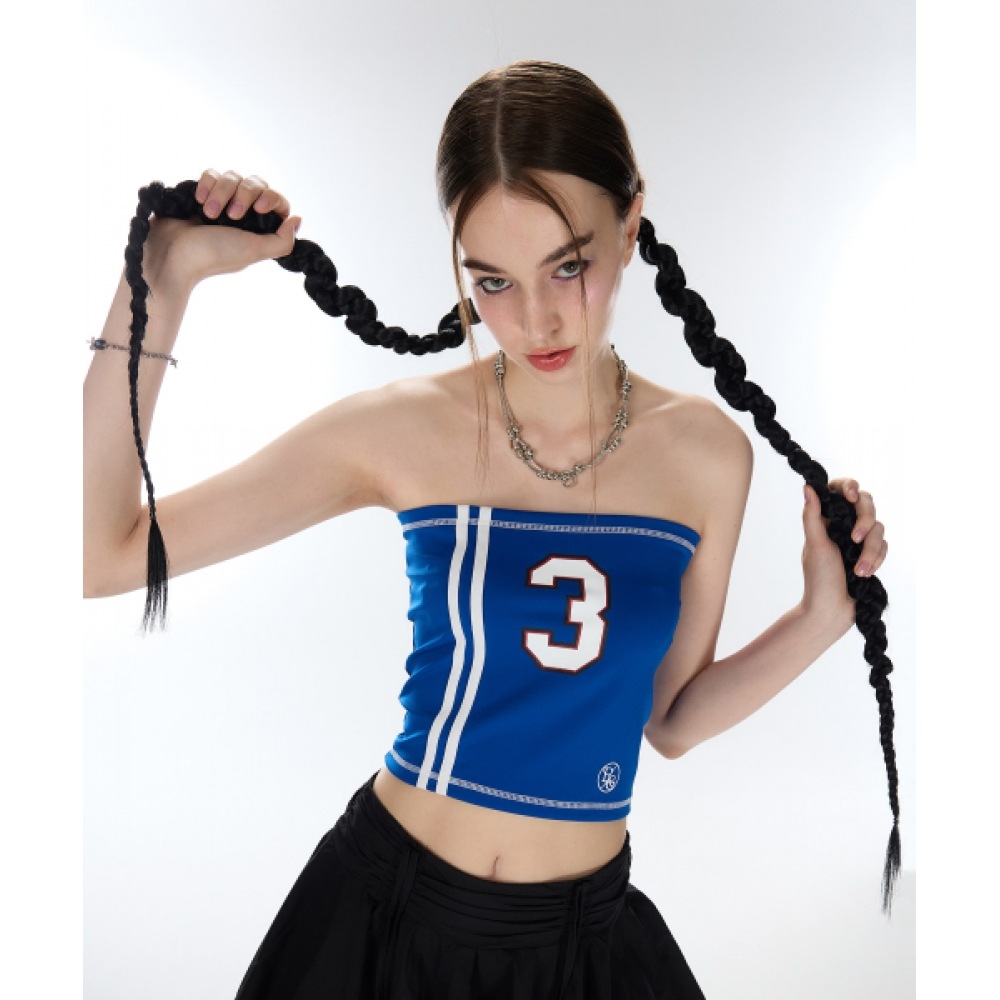 ラティジェント L12 ビッグナンバーチューブトップ (ブルー)