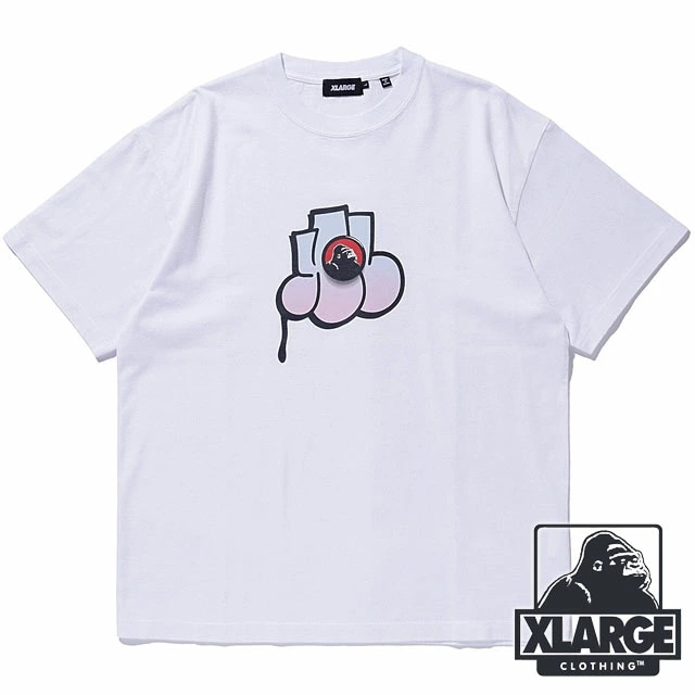 メール便 スローアップ ショートスリーブ Tシャツ [101251011026] THROW UP S/S TEE メンズ トップス 半袖 プリントティー WHITE 正規取扱店 5,082円