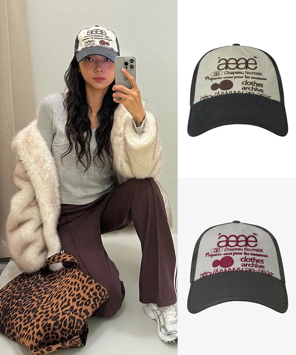 Qoo10 aeae WEB LOGO 5PANNEL 帽子