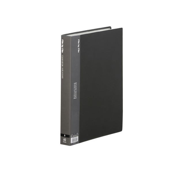 （まとめ） ビュートン クリヤーブック60P BCB-A4-60 A4S Dグレー(×10セット)