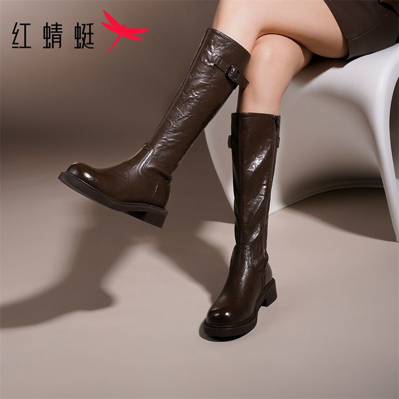 新しいロングタイプの婦人靴女性靴学生靴厚底婦人靴長靴