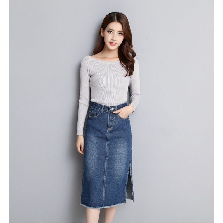 デニムスカート レディース マキシスカート ロング デニムスカート 大きいサイズ ハイウエスト ロングスカート フレア Aライン カジュアル 秋 冬