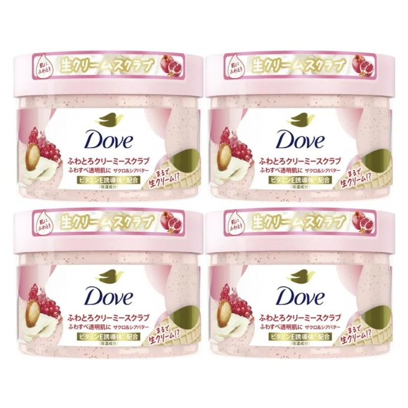 クリーミースクラブ ザクロ&シアバター 298g 4個セット ユニリーバ