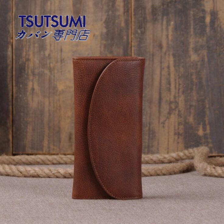 メンズ財布 長財布 本革サイフ さいふ 三つ折財布 大容量 お札入れ 小銭入れ カード入れ カードケース 牛革 財布 携帯スマホ入れ レトロ風