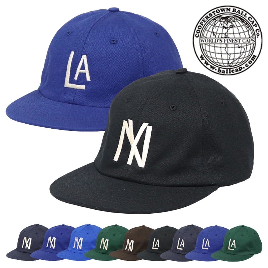 クーパーズタウンボールキャップ ニューヨーク ロサンゼルス Cooperstown Ballcap メンズ レディース 帽子 キャップ LA ロゴ 復刻 男女兼用 ニグロリーグ