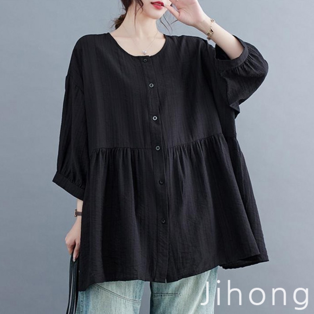 ジホンサマービッグサイズブラウスオーバーフィット88 99 XXXL非常に大きな夏 4,641円