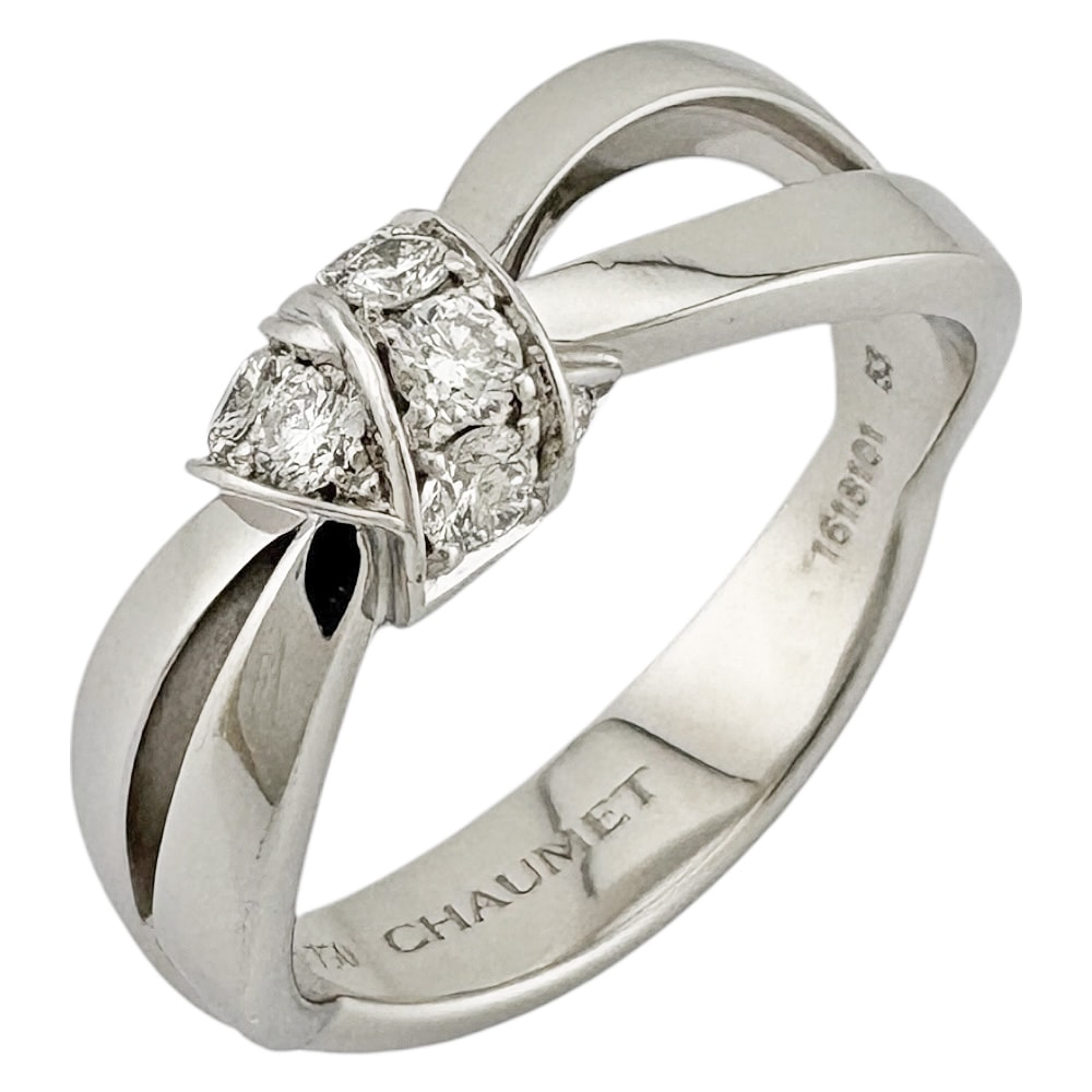ショーメ リアン セデュクシオン リング 指輪 12.5号 18金 K18ホワイトゴールド ダイヤモンド Chaumet 中古 美品 165,000円