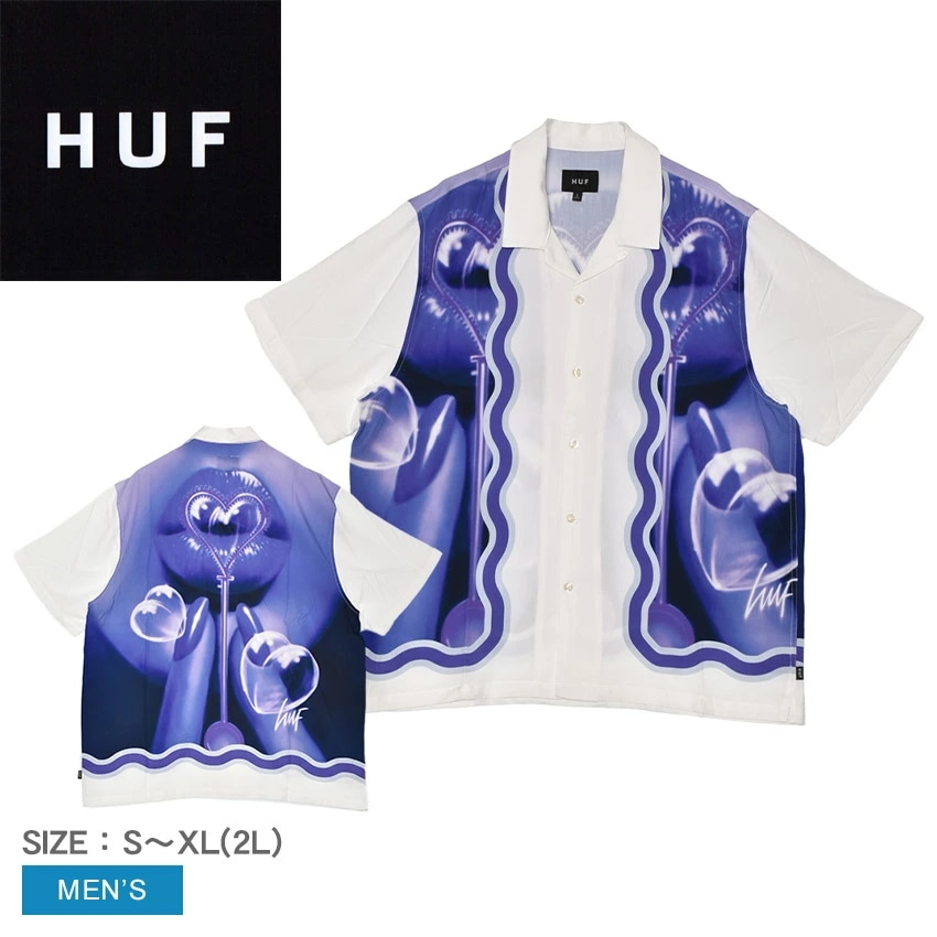 BUBBLE S/S RESORT SHIRT BU00243 メンズ シャツ トップス カジュアルシャツ ブランド サーフ カジュアル スポーティ スケボー スケーター スケートボード 半袖