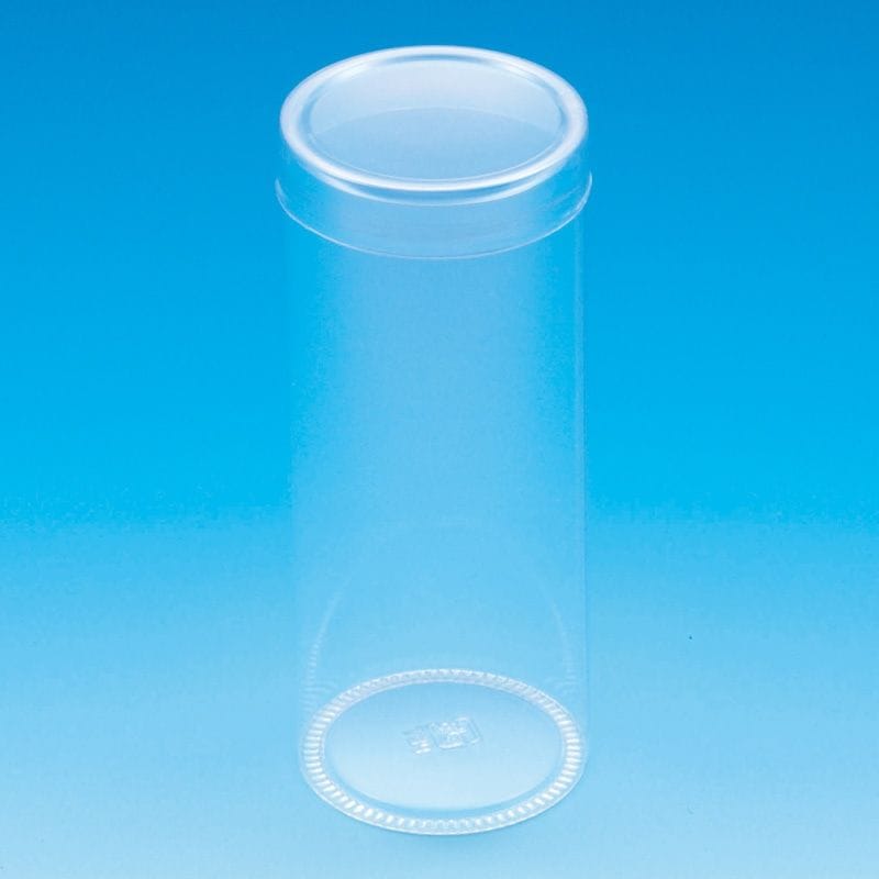 （まとめ買い）シモジマ HEIKO 箱 クリスタルボックス スタンダードタイプ PET円筒ケース 直径50x深さ120mm 10個 006854240 [x3セット]