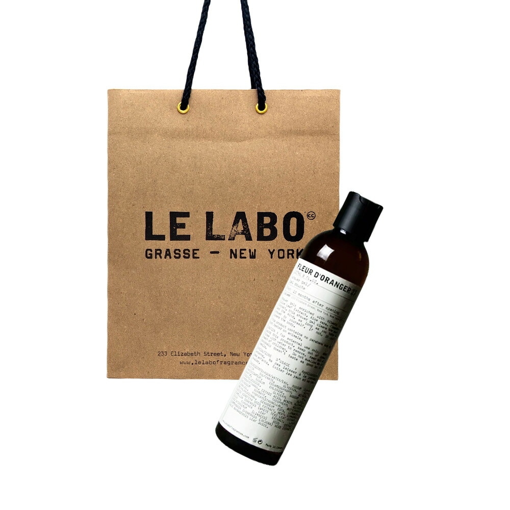 【国内正規品】Le Labo ル ラボ SHOWER GEL (シャワー ジェル) FLEUR D ORANGER 27 (フルール ドランジェ 27 ) 237mL ショッパー付き プレゼント　ギフ