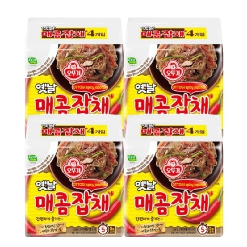 辛 イェンナルチャプチェ 昔ながらのピリ辛チャプチェ/韓国定番 人気 メニュー チャプチェ77.5g 4個 簡単 おいしい インスタント 即席