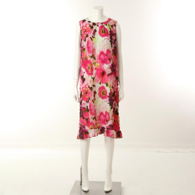 ポリヨル水彩花柄ワンピース(WGN7180W) 23,263円