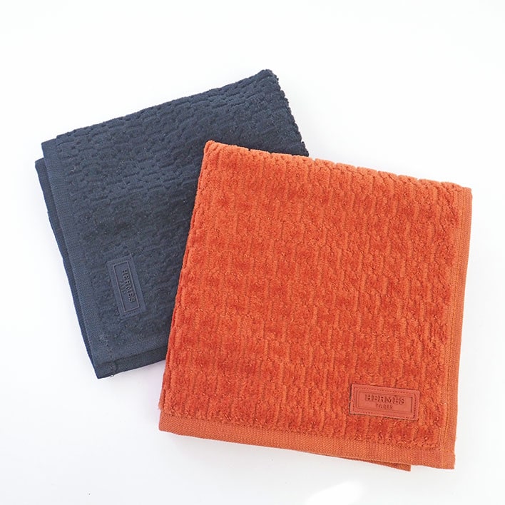 【未使用品新古品】エルメス カレ タオル セット 【レディースハンカチ】