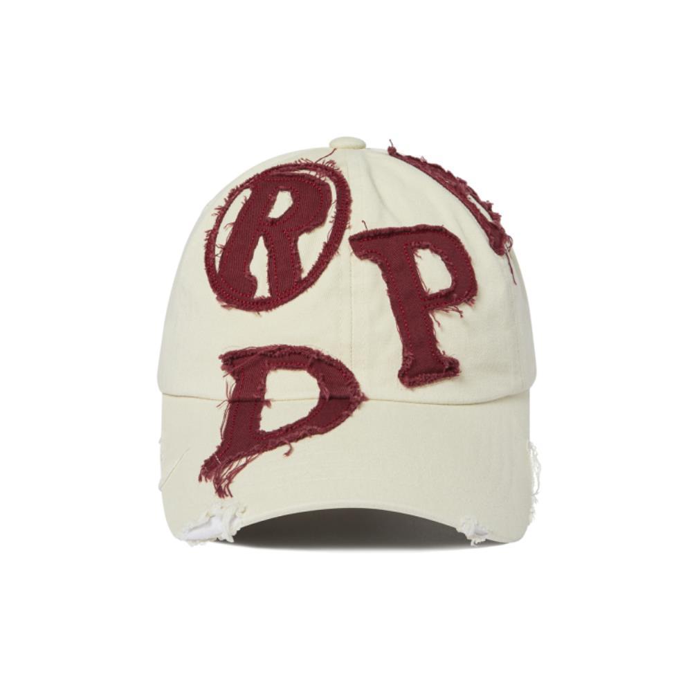 PRENDA PRDA BIG PATCH BALL CAP IVORY PRTVSSBC02WI4