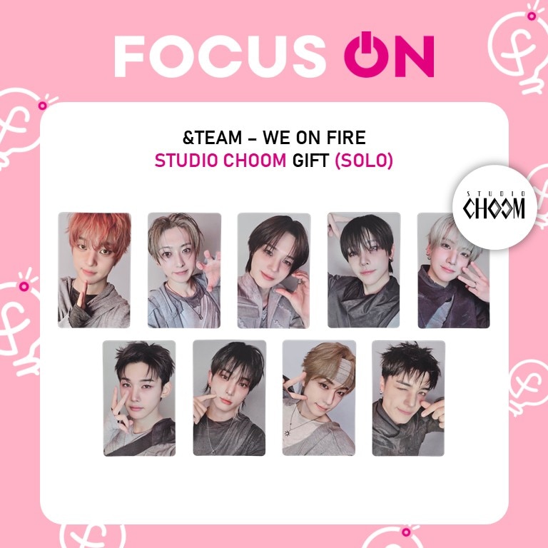 Qoo10] HYBE &TEAM WE ON FIRE STU