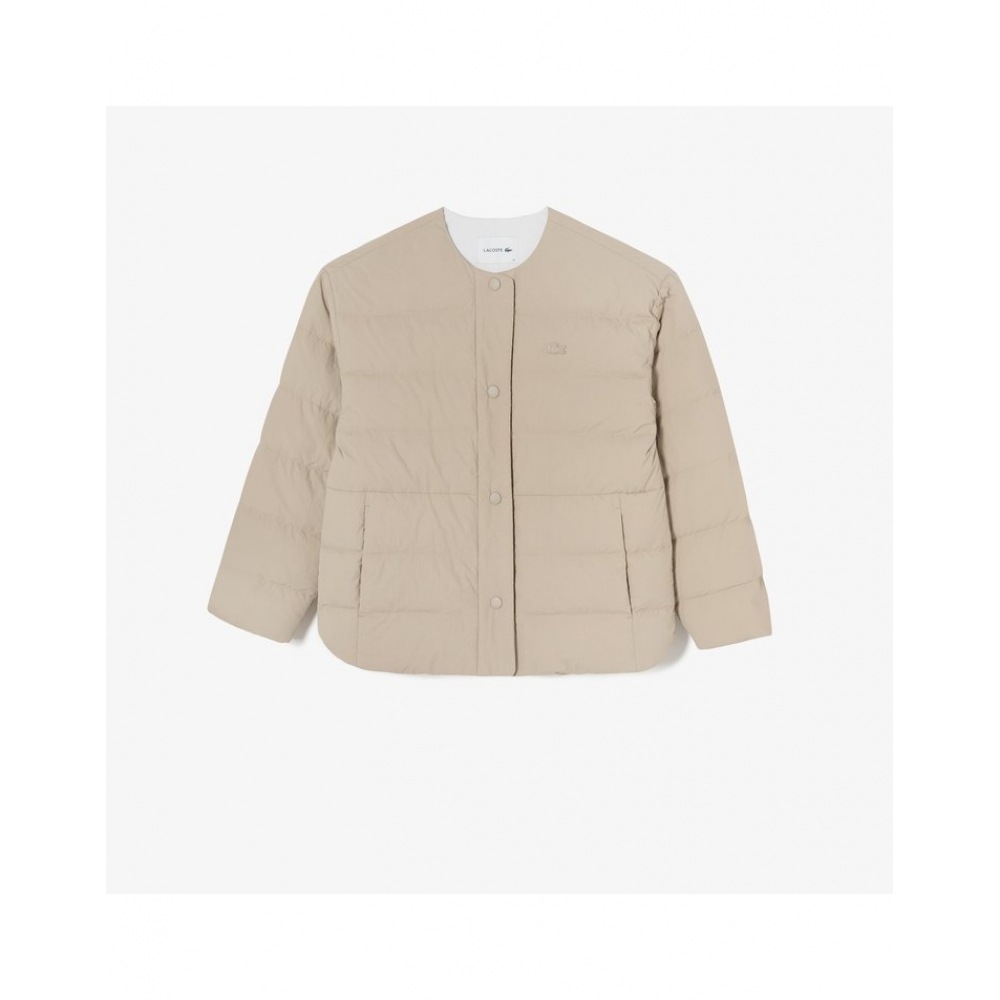 ラコステレディースラウンドネックライトウェイトダウン BF426E-54N 02S