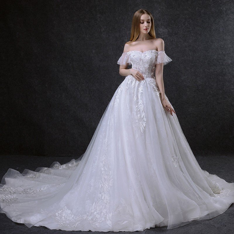 ウエディングドレス ロングドレス マタニティドレス 結婚式 安い エンパイア 花嫁 ブライダル 二次会 トレーンドレス お呼ばれ 妊婦可 大きいサイズ