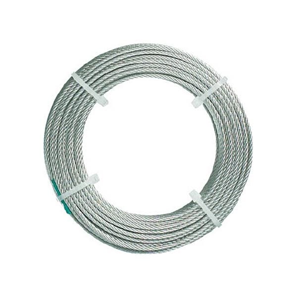 ステンレスワイヤロープ ナイロン被覆 Φ1.0（1.5）mmx10 CWC-1S100 1本