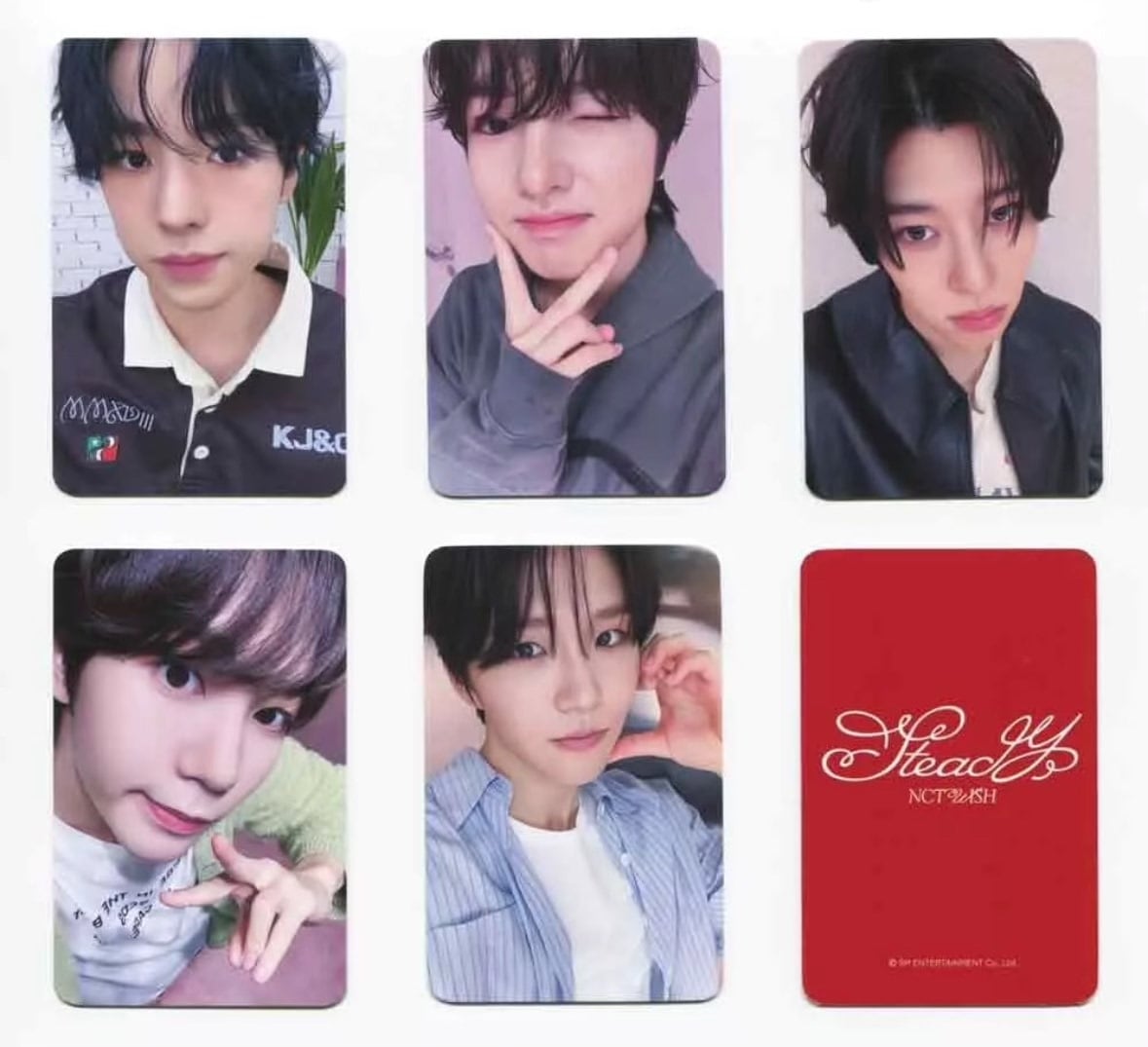 公式 nct wish Steady MS 特典 サイン会 nctwish 特典トレカ 公式グッズ 5枚セット