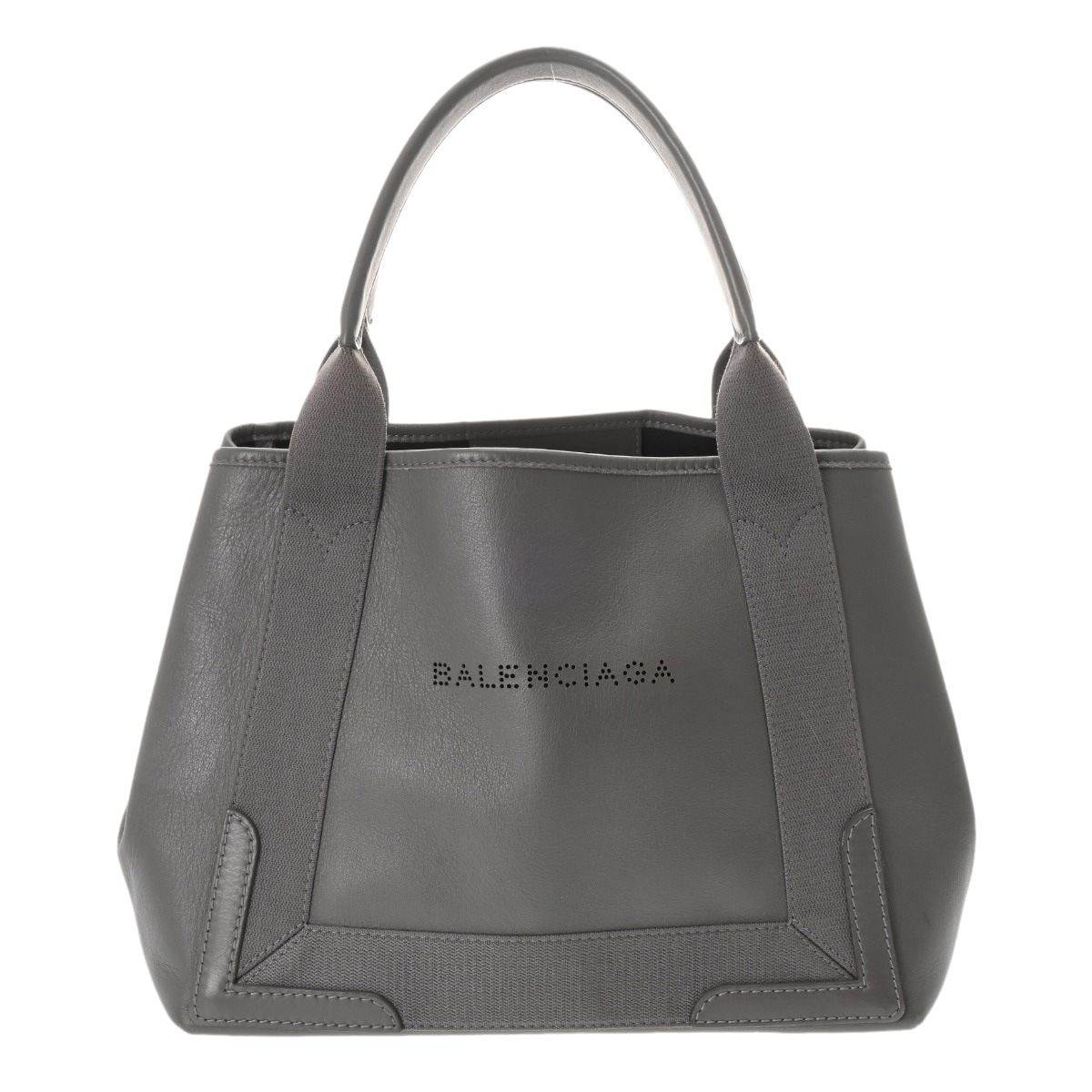 ネイビーカバス S グレー 339933 レディース レザー ハンドバッグ Bランク 中古 銀蔵 31,461円