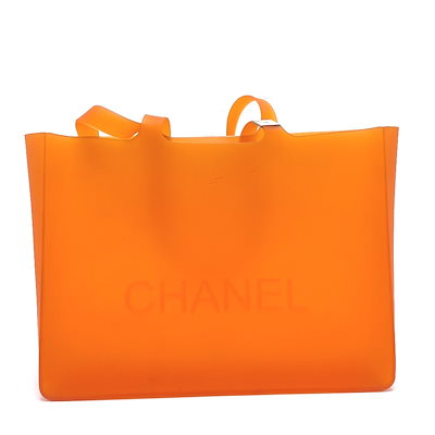Qoo10] CHANEL トートバッグ ココマーク ラージ ロゴ