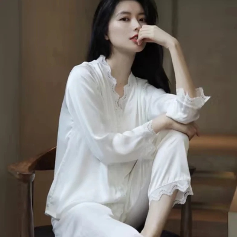 ルームウェア パジャマ デート 部屋着 寝巻き ナイトウェア 袖あり 長袖 かわいい 大人可愛い きれいめ シンプル カジュアル 大人 上品 おしゃれ お洒落 かっこいい レトロ 大人女子 こなれ感