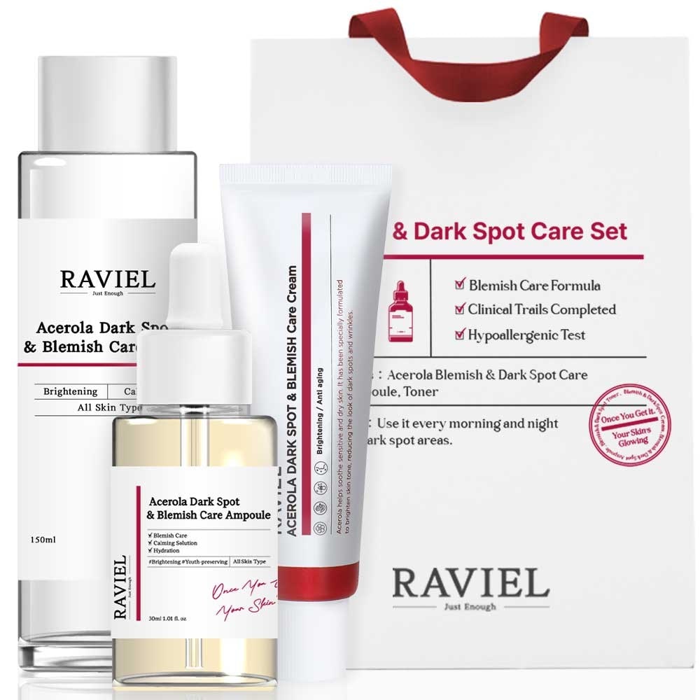 ラビエル3日シミ改善アセロラ ジャブティ＆シミケア3種セット＋ショッピングバッグ 5,609円