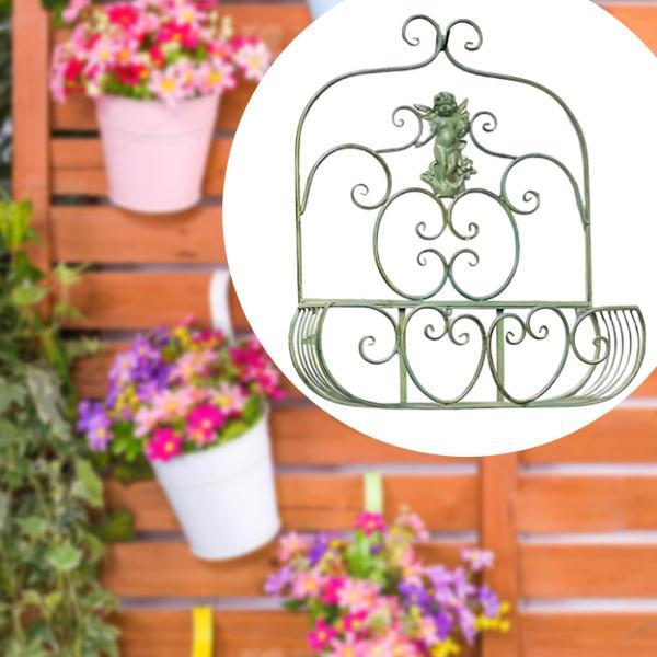 壁掛け棚 丈夫な植木鉢ディスプレイ棚 リビングルーム 寝室 勉強部屋用 グリーン