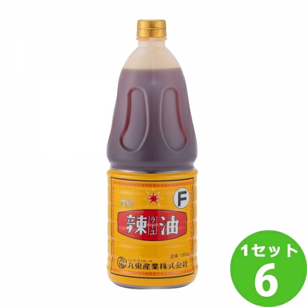 九鬼産業 星印 ラー油 Ｆ 1650ml×6本 調味料　油 業務用