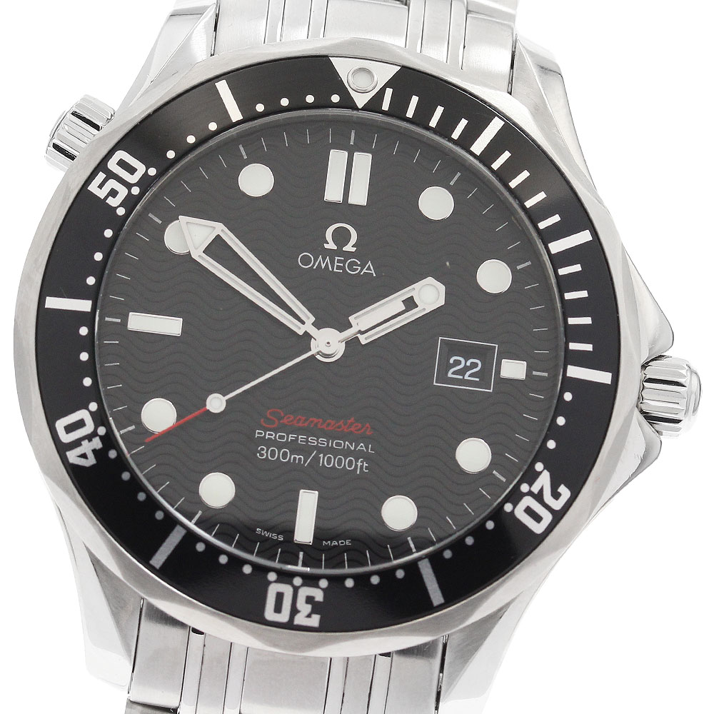オメガ OMEGA 212.30.41.61.01.001 シーマスター300 デイト クォーツ メンズ _879098【中古】