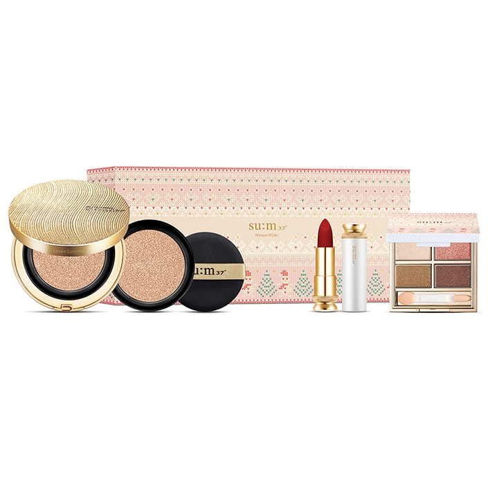 LosecSumma ロセック スンマ ゴールデン クッション SPF50+PA+++ (1号) 企画セット 本体15g+レフィル15g／リップルージュ＋アイシャドウ付き