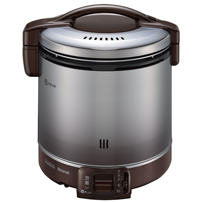 ガス炊飯器 こがまる 炊飯専用 10合 ダークブラウン 都市ガス用 RR-100FS-A-DB-12A13A