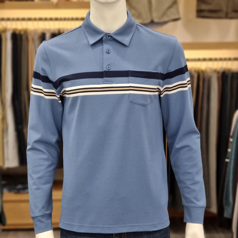 春のカラーブロックポロシャツ CDAAB TS14023130_SH
