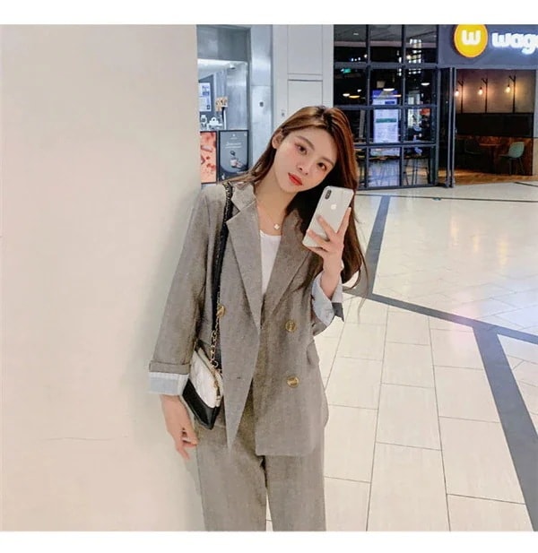 スーツパンツスーツビジネススーツ スーツ ストレッチ 洗える パンツスーツ スーツ 女性レディースファッション パンツスーツ レディース セットアップ 8,363円