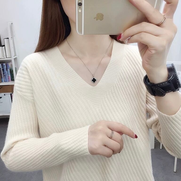 トップス カットソー ニット セーター プルオーバー ニットセーター レディース アシンメトリー 長袖 Vネック スリム 細身 韓国ファッション 薄手 大人可愛い きれいめ シンプル 上品 おしゃれ