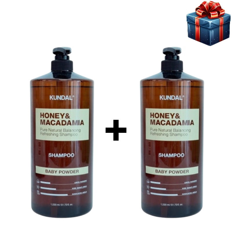 [韓国人気パフュームシャンプー1 + 1]ハニー&マカダミア ネイチャーシャンプー 1530ml+1530ml 韓国の人気シャンプー薄毛ケア栄養頭皮ケア低刺激 毛根の健康保湿頭皮鎮静タンパク質