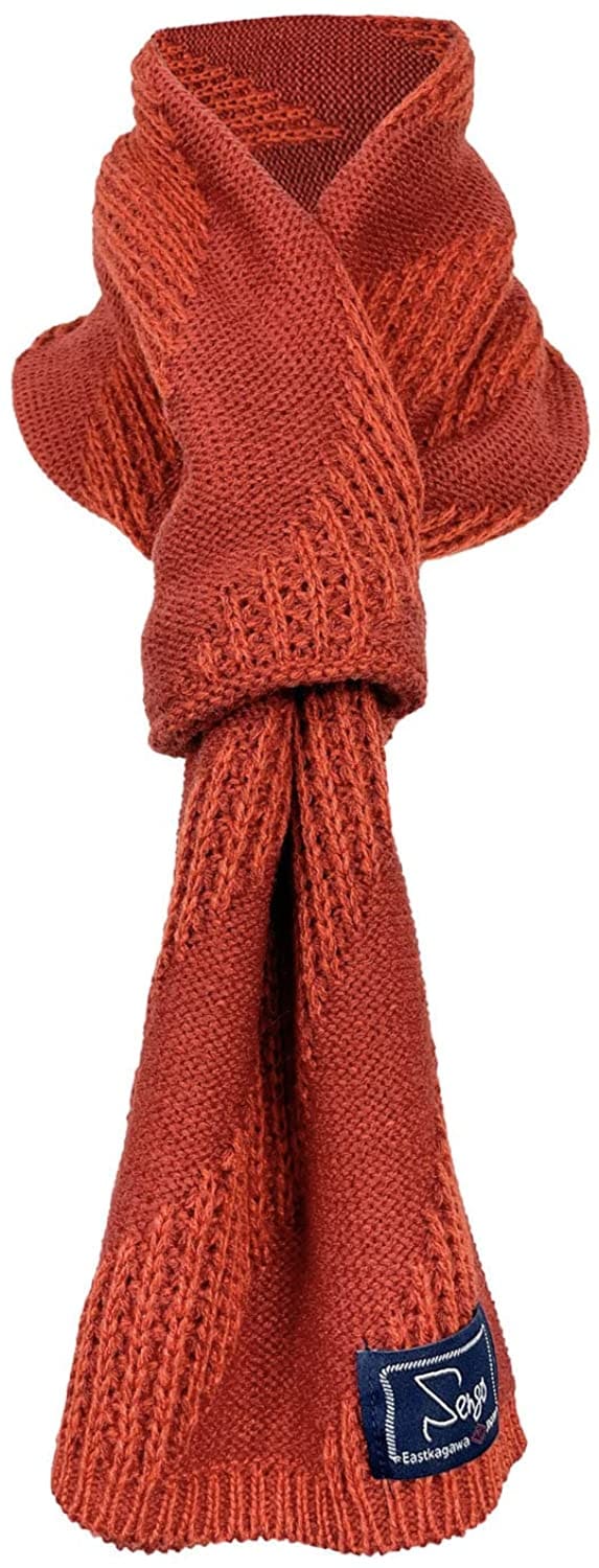 【本日限定価格】 コンパックマフ ギフト箱なし オレンジ コンパッカブル コンパクトマフラー セン