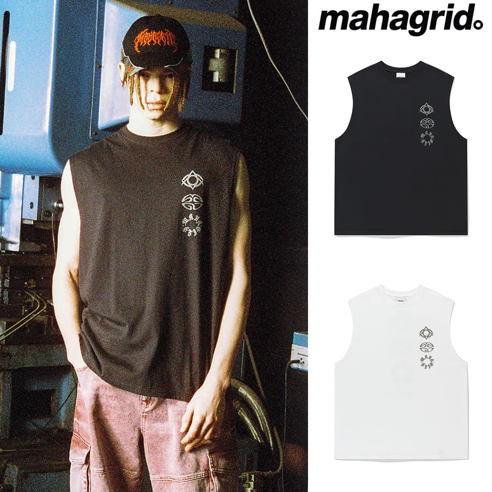 [mahagrid] ECLIPSE LOGOS SLEEVELESS
