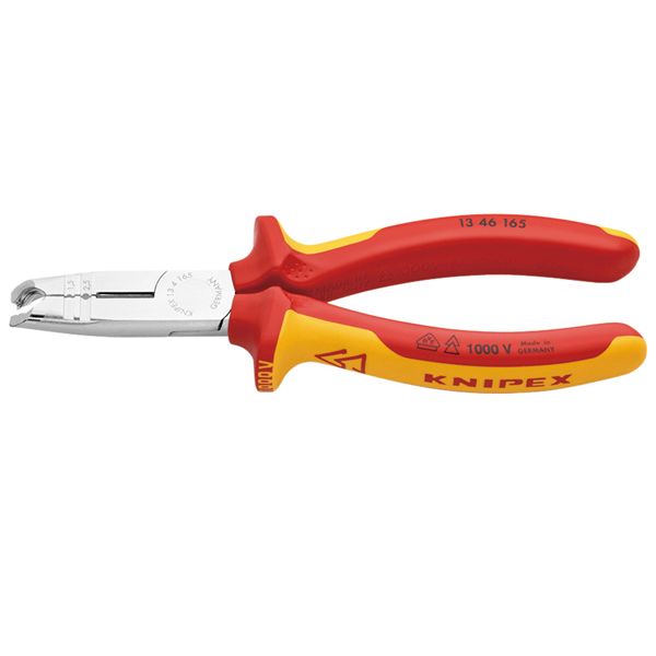 KNIPEX クニペックス 1000V絶縁マルチストリッピングプライヤー 全長165mm 1346-165 工具 ツール DIY 作業工具