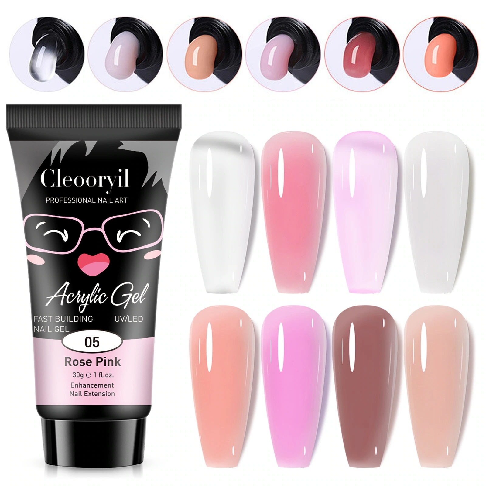 【10点セット】人気 夢幻のユニコーン色 ジェルネイル ポイルジェル カラージェル 30G 長さだし 耐久性のある美しい 長さだしジェルカラーセット ギフト ポリジェルセット スカルプ ネイル