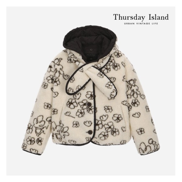 Thursday Island フラワー プリント ダンブル ジャケット(T228MLT238W)