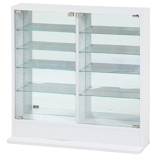 不二貿易 57084 コレクションラック TOR ロータイプミラー付き WH メーカー直送