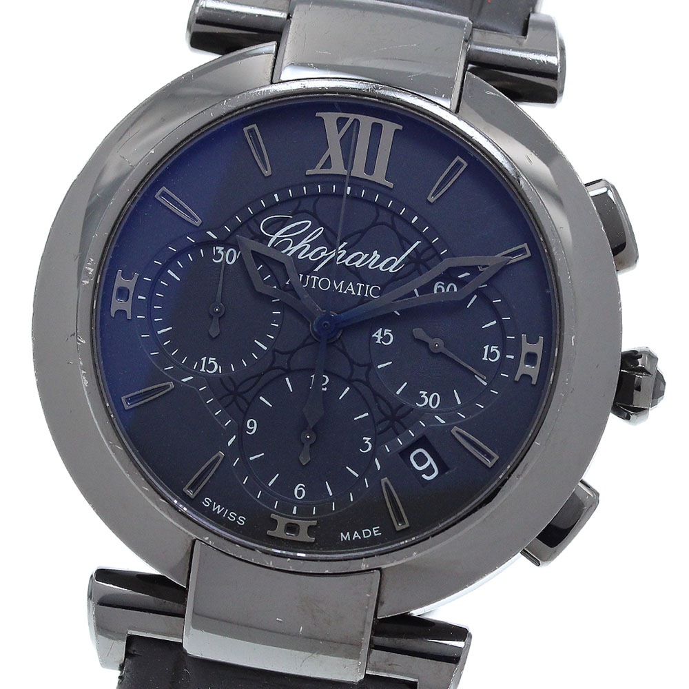 ベルト訳あり ショパール Chopard 388549-3007 インペリアーレ クロノグラフ デイト 自動巻き メンズ _903339【中古】