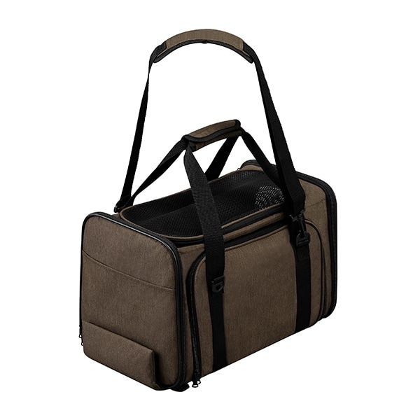 P-KPC450 ブラウン 拡張できるペットキャリー メーカー直送