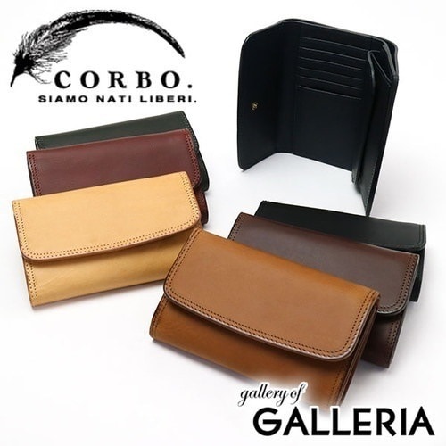 コルボ CORBO 財布 コルボ 財布 三つ折り財布 メンズ 革 本革 corbo. SLATE スレート 8LC-0410