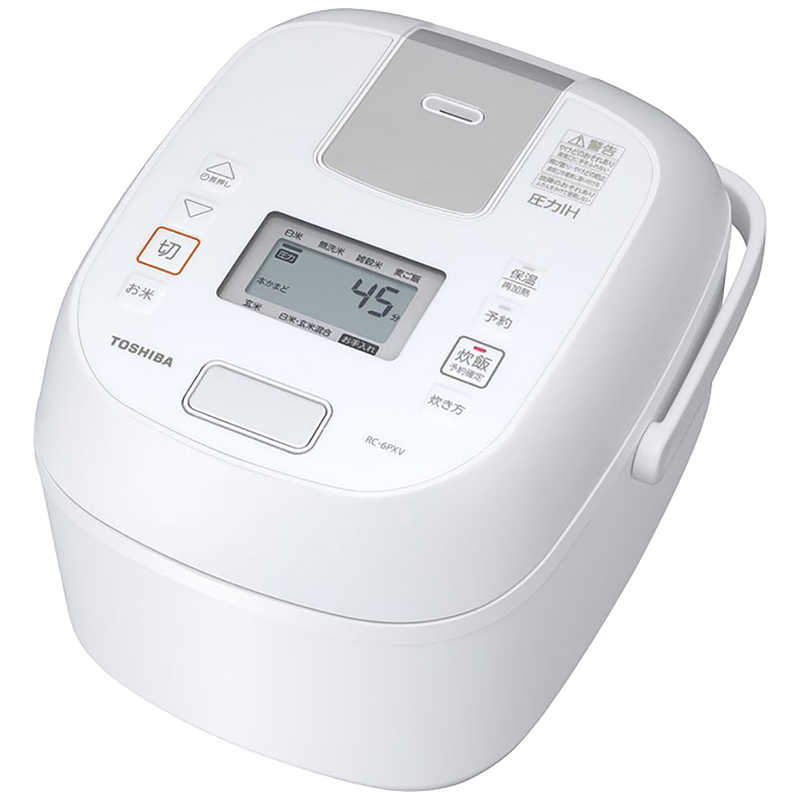 東芝　TOSHIBA　炊飯器 3.5合 圧力IH ホワイト　RC-6PXV-W 24,760円